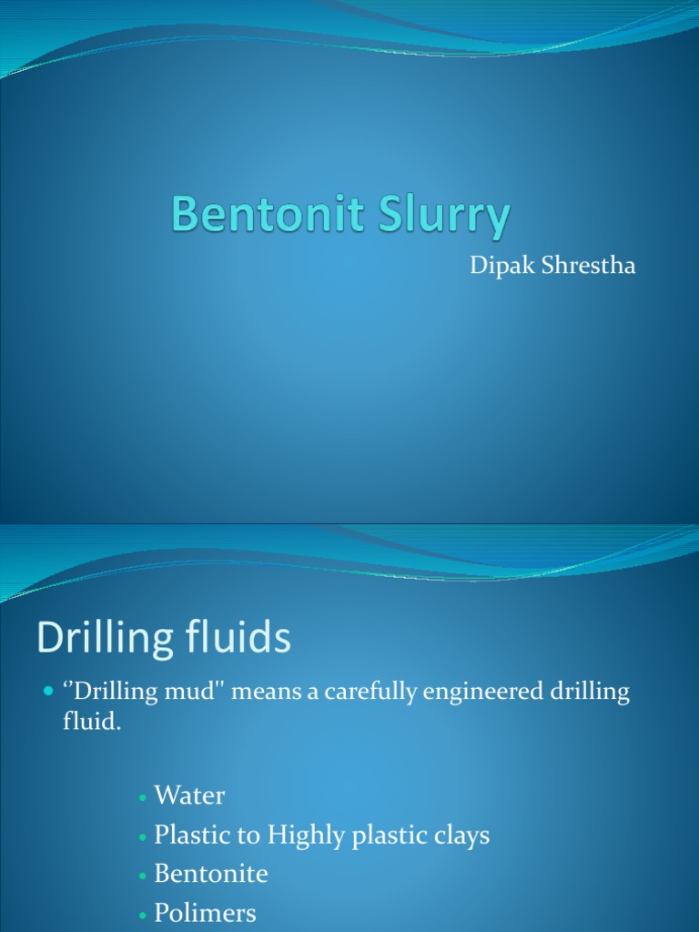 13bentonit Slurry PDF Materials Chemistry