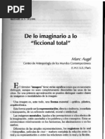 Augé, Marc - De lo imaginario a lo ficcional total