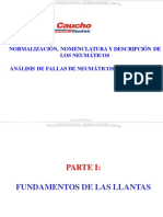 Curso Neumaticos Ruedas Llantas Funciones Fundamentos Partes Dimensiones Componentes Nomenclatura Sistemas PDF