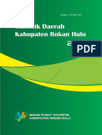 Statistik Daerah Kabupaten Rokan Hulu 2017