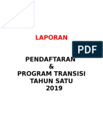 Laporan Transisi Tahun 1 2019