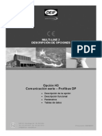Option H3 Serial Communication Profibus DP 4189340637 ES PDF
