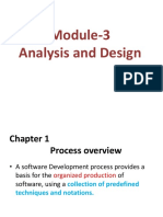 Module-3 Analysis and Design