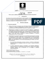 Requerimientos para El Derecho de Petición A La Fiscalía General de La Nacion