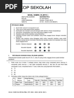 Sampel Soal Usbn Matematika SMP TP - 2019 (k.2013) Kembangan