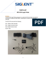 Parts List SPL1016 Logic Probe: Solution