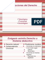 Concepciones Teleológica Funcional Sociologica Del Derecho