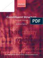 Constituent Structure - A Carnie