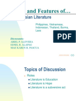 Asian Literature: Philippines, Vietnamese, Indonesian, Thailand, Burma, Laos