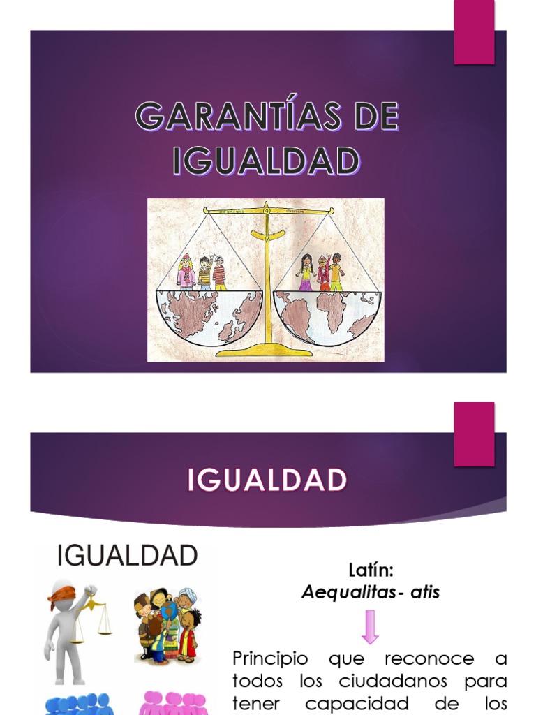 Garantías de Igualdad en México | PDF | Derechos humanos | Discriminación