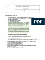 Soal Latihan Pengetahuan Tema 2 Sub 2