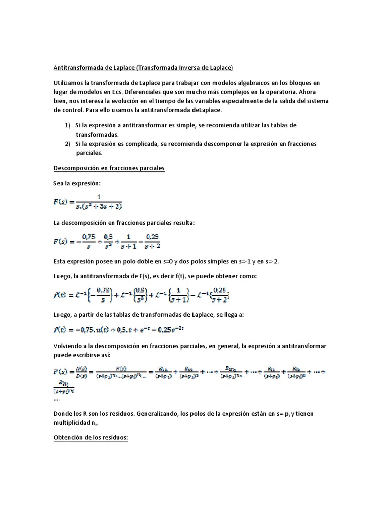 Antitransformada De Laplace Symbolab Limit