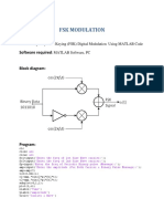FSK Modulation: Aim: Software Required