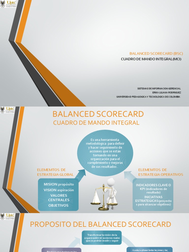Estructura del Balanced Scorecard | PDF | Planificación | Cognición