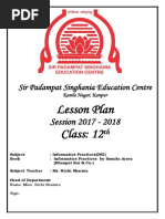 Lesson Plan IP - Class-XII