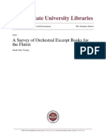 A Survey of Orchestral Excerp Book For Flute PDF