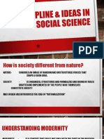 Discipline & Ideas in Social Science