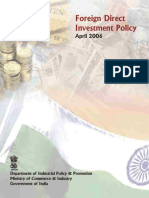 FDI Policy 2006 PDF