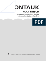 Montauk: Max Frisch