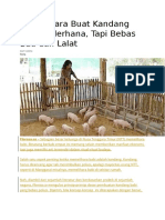 Begini Cara Buat Kandang Babi Sederhana PDF