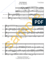 Beatles - Sax Quartet PDF