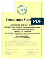 Alantek UL 3P Certificate Data cable-CAT 6 PDF