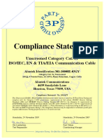 Alantek UL & 3P Certificate Data cable - CAT5E.pdf
