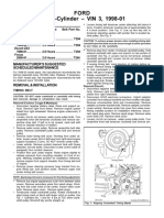 Ford 2.0L 4-Cylinder Timing Belt Replacement