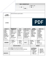 Daily Lesson Plan: Bahasa Inggeris 4 Alli