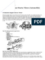 Permanent-Magnet Starter Motor (Automobile)