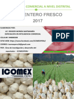 Ajo Entero Fresco 2017: Información Comercial A Nivel Distrital