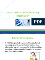 Characteristics of Accounting Information