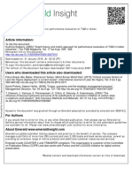 Graph Thoery and Matrix Approach For Performance Evaluation of TQM in Indian Industries