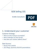 B2B Selling 101: Grobiz Consultants