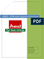 AMUL: SCM and Logistics Overview: Yash Kothari Amol Panditrao Rinkesh Shah