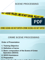 Crime Scene Processing