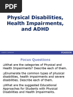 Physical Disabilities Health Impairments