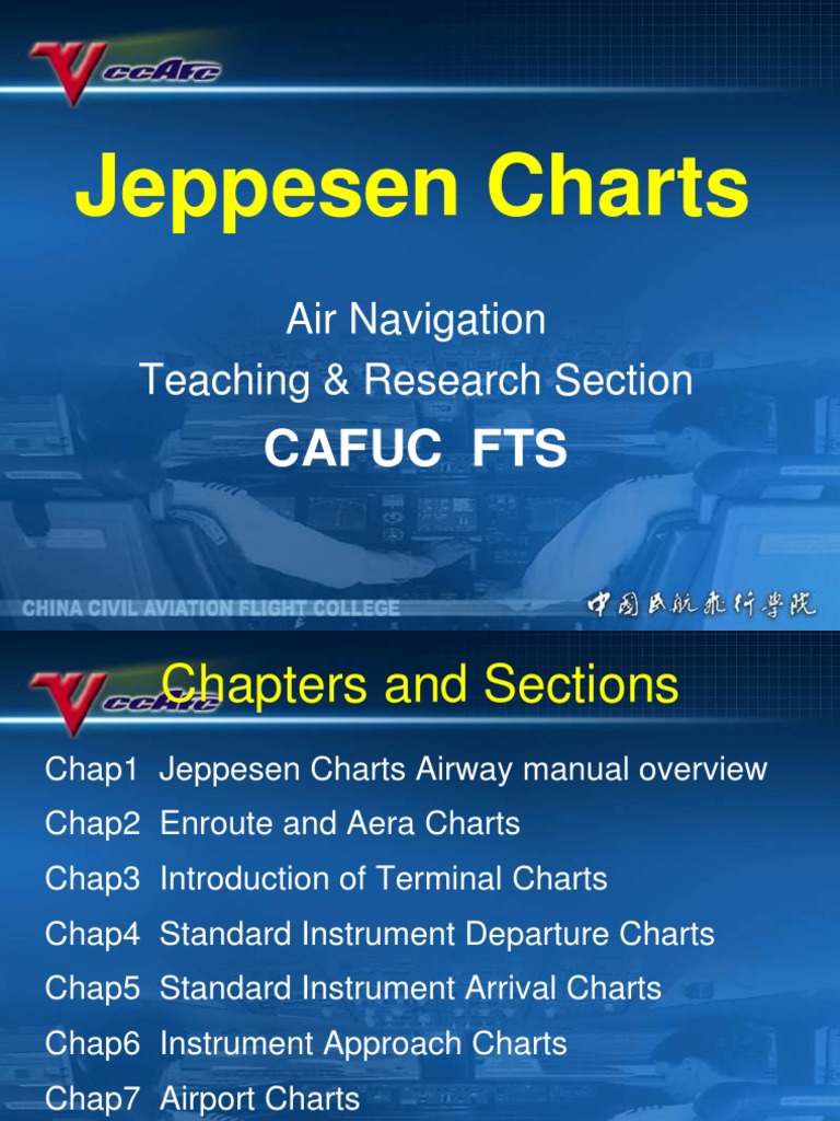 Jeppesen Charts (CCA Flight College) PDF Radio Airport