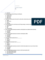 Earthquake Sample Exam