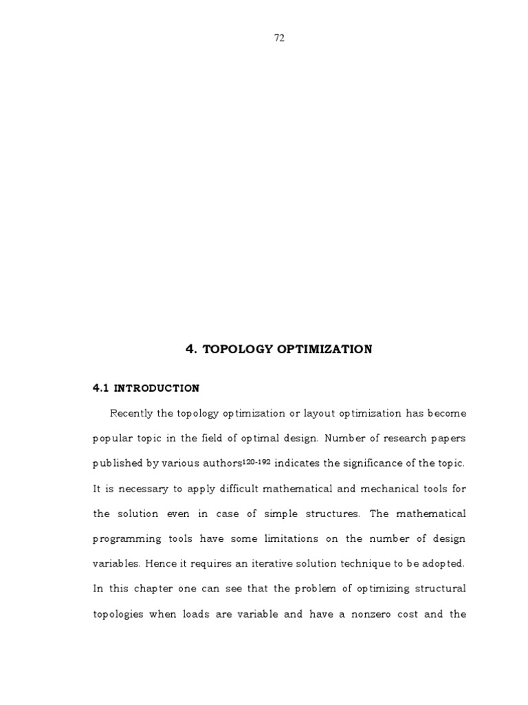 Advances in Topology Optimization Techniques | PDF | Mathematical ...