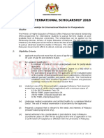 Malaysia International Scholarship PDF