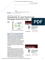 Introduction To Asset-Backed Securities