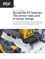 Second Life EV Batteries the Newest Value Pool in Energy Storage