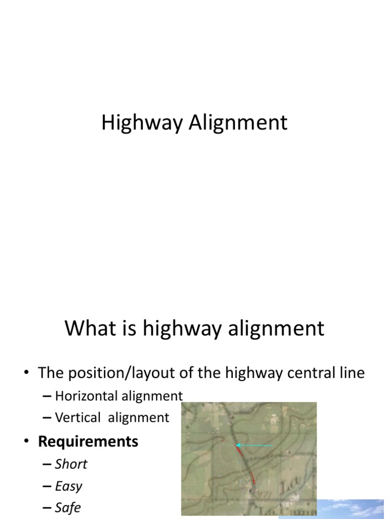 Highway Alignment | PDF | Surveying | Reconnaissance