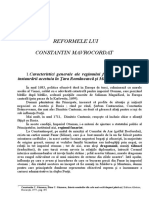 Documents - Tips Reformele Lui Constantin Mavrocordat