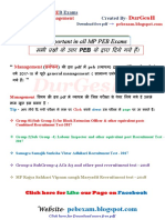 Peb Management by DurGesH PDF