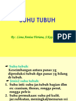 Suhu Tubuh: By: Lisna Annisa Fitriana, S.Kep.,Ners, M.Kes