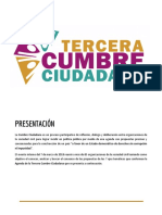 Tercera Cumbre Ciudadana Agenda 2018