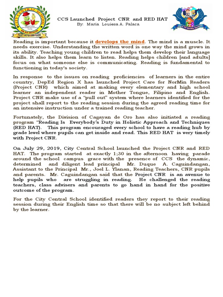 Launch of Project CNR and RED HAT | PDF | Career & Growth | Language ...