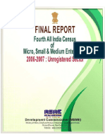 Final Report On Micro Small and Medium Enterprises